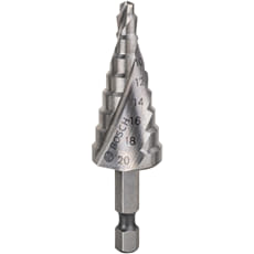 Bosch Hex Shank HSS Step Drill Bit