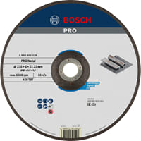 Bosch PRO A30T BF Depressed Centre Metal Grinding Disc Bosch PRO A30T BF Depressed Centre Metal Grinding Disc