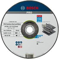 Bosch PRO Rapido Best Depressed Centre Inox Cutting Disc Bosch PRO Rapido Best Depressed Centre Inox Cutting Disc