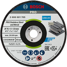 Bosch PRO 76mm Inox Cutting Disc for GWS 12V-76 Pack of 2