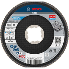 Bosch PRO X Lock Zirconium Abrasive Flap Disc