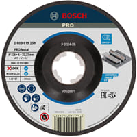 Bosch PRO X Lock Depressed Centre Grinding Disc 
