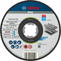 Bosch PRO X Lock Inox Flat Thin Metal Fast Cutting Disc 