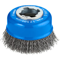 Bosch PRO X Lock Crimped Steel Wire Cup Brush 