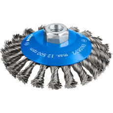 Bosch PRO 0.5mm Knotted Conical Steel Wire Wheel Brush