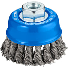 Bosch PRO 0.35mm Knotted Steel Wire Cup Brush