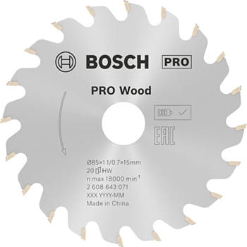 Bosch PRO Wood Cutting Saw Blade