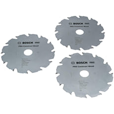 Bosch PRO 3 Piece PRO Construct Wood Cutting Circular Saw Blade Set 190mm