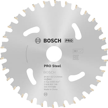 Bosch PRO Cordless Circular Saw Blade for Steel
