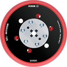 Bosch EXPERT Multihole Medium Backing Pads Universal 125mm