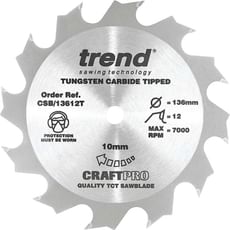 Trend CRAFTPRO Wood Cutting Cordless Saw Blade