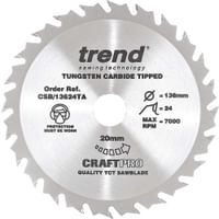 Trend CRAFTPRO Wood Cutting Cordless Saw Blade