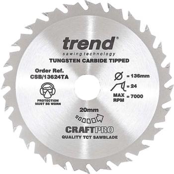 Trend CRAFTPRO Wood Cutting Cordless Saw Blade