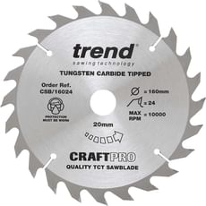 Trend CRAFTPRO Non Stick Wood Cutting Saw Blade Trend CRAFTPRO Non Stick Wood Cutting Saw Blade