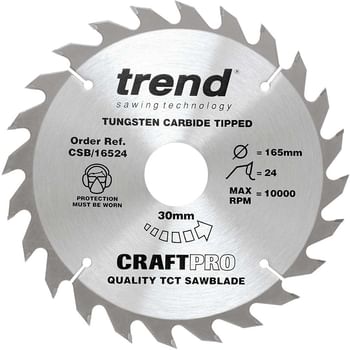 Trend CRAFTPRO Wood Cutting Saw Blade