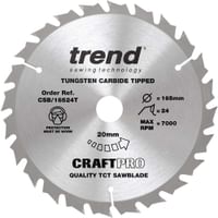 Trend CRAFTPRO Wood Cutting Cordless Saw Blade
