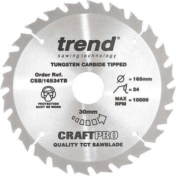 Trend CRAFTPRO Wood Cutting Cordless Saw Blade