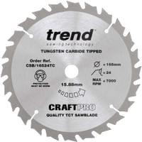 Trend CRAFTPRO Wood Cutting Cordless Saw Blade