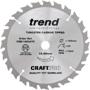 Trend CRAFTPRO Wood Cutting Cordless Saw Blade