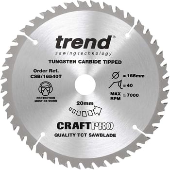 Trend CRAFTPRO Wood Cutting Cordless Saw Blade