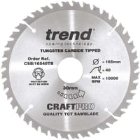 Trend CRAFTPRO Wood Cutting Cordless Saw Blade