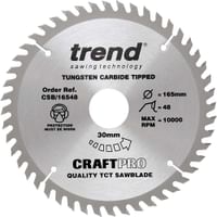 Trend CRAFTPRO Wood Cutting Saw Blade
