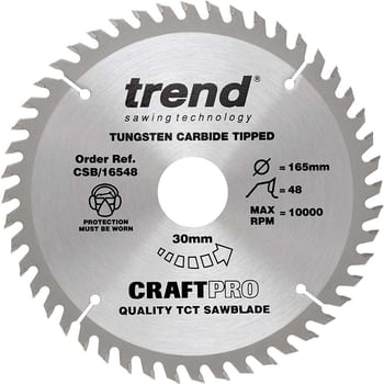 Trend CRAFTPRO Wood Cutting Saw Blade