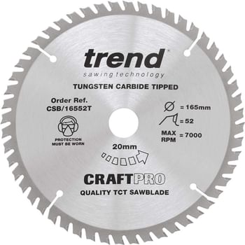 Trend CRAFTPRO Wood Cutting Cordless Saw Blade
