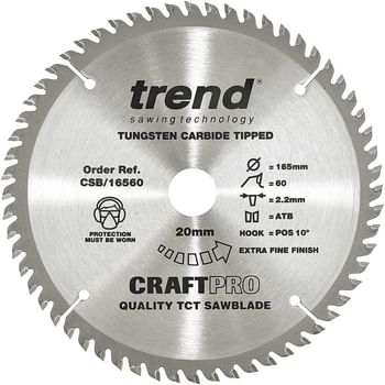 Trend CRAFTPRO Wood Cutting Saw Blade