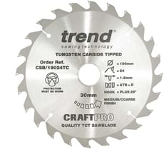 Trend CRAFTPRO Wood Cutting Saw Blade for DeWalt DCS575 Trend CRAFTPRO Wood Cutting Saw Blade for DeWalt DCS575