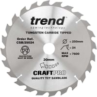 Trend CRAFTPRO Wood Cutting Saw Blade