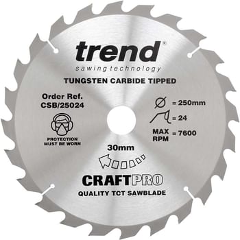 Trend CRAFTPRO Wood Cutting Saw Blade