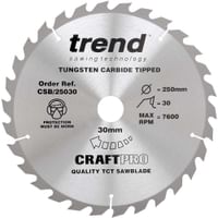 Trend CRAFTPRO Wood Cutting Saw Blade