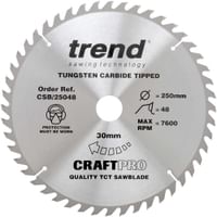 Trend CRAFTPRO Wood Cutting Saw Blade
