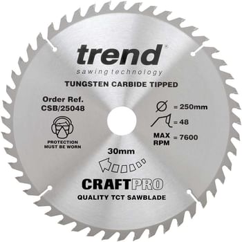 Trend CRAFTPRO Wood Cutting Saw Blade