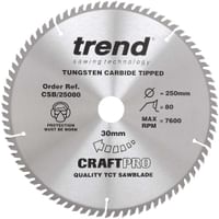 Trend CRAFTPRO Wood Cutting Saw Blade
