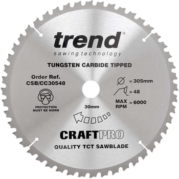 Trend CRAFTPRO Wood Cutting Mitre Saw Blade Trend CRAFTPRO Wood Cutting Mitre Saw Blade