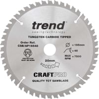 Trend CRAFTPRO Aluminium and Plastic Cutting Saw Blade