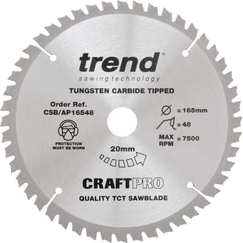 Trend CRAFTPRO Aluminium and Plastic Cutting Saw Blade