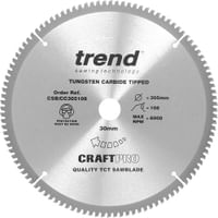 Trend CRAFTPRO Wood Cutting Mitre Saw Blade Trend CRAFTPRO Wood Cutting Mitre Saw Blade