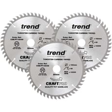 Trend CRAFTPRO 3 Piece 160mm Panel Trim Circular Saw Blade Set Trend CRAFTPRO 3 Piece 160mm Panel Trim Circular Saw Blade Set