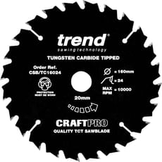 Trend CRAFTPRO Non Stick Wood Cutting Saw Blade Trend CRAFTPRO Non Stick Wood Cutting Saw Blade
