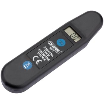 Draper DTG Digital Tyre Pressure Reader Gauge