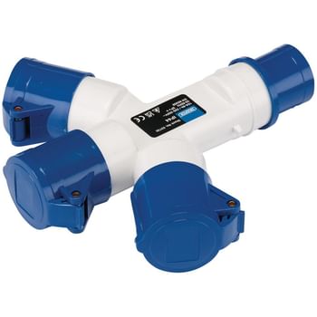 Draper 3 Way Socket Splitter 240v