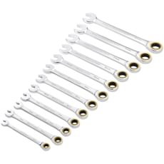 Draper Expert 12 Piece Hi-Torq Ratchet Combination Spanner Set