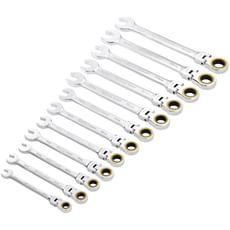 Draper Expert 12 Piece Hi-Torq Flexible Head Ratchet Combination Spanner Set