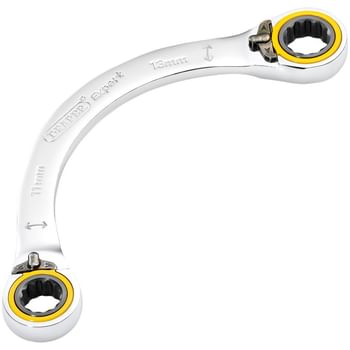 Draper Expert Hi Torq Double Ring Ratchet Half Moon Spanner