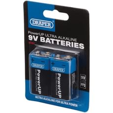 Draper Powerup Ultra Alkaline 9v Batteries