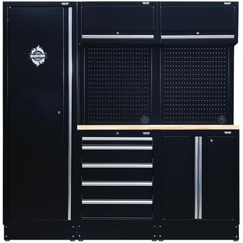 Bunker 11 Piece Hardwood Worktop Modular Storage System