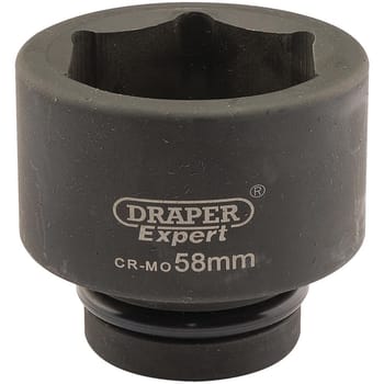 Draper Expert 1" Drive Hexagon Impact Socket Metric